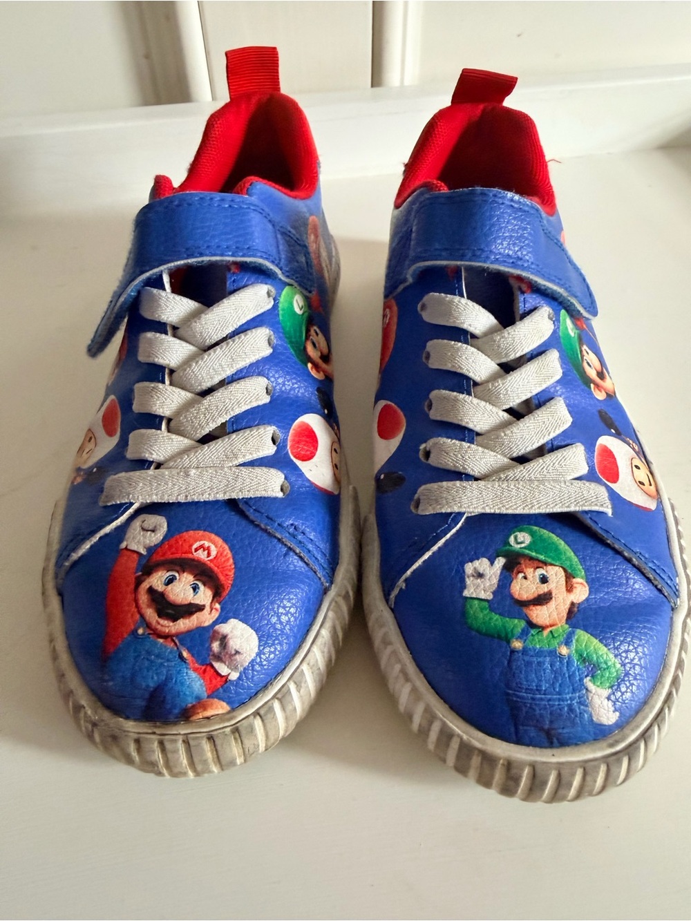 H&M x The Super Mario Bros Movie Kids Blue Sneakers Size US 2 / EU 33